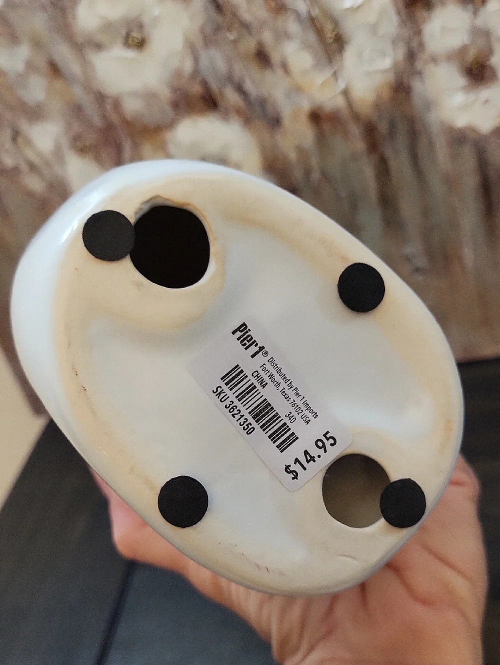 2 Pier 1 Ceramic Sitting White Cats